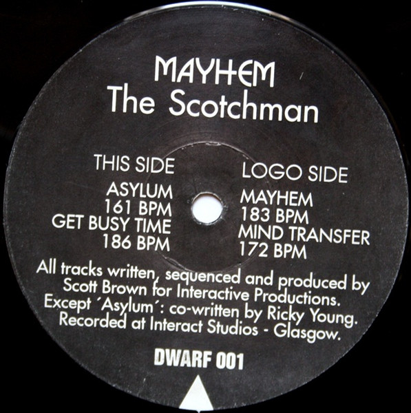 Mayhem front label