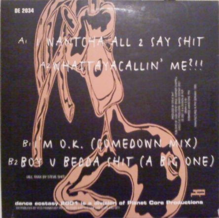 Kickin' Da Shit Outta Ya!! front label