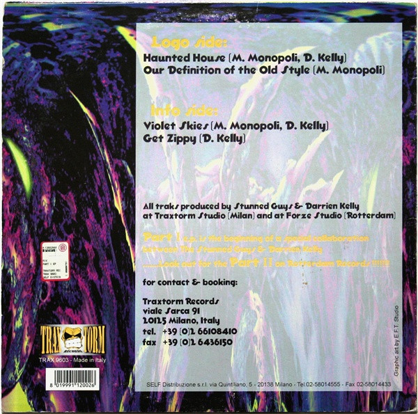 Part I E.P. back cover