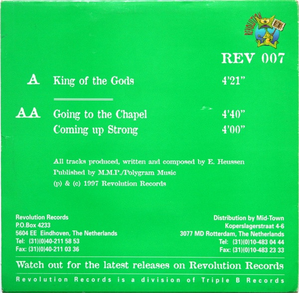 King Of The Gods back cover