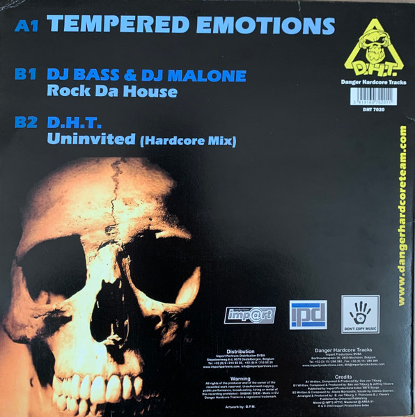Tempered Emotions / Rock Da House back cover