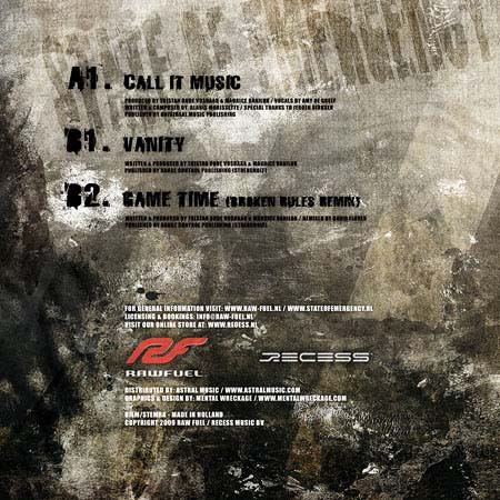 Call It Music back cover