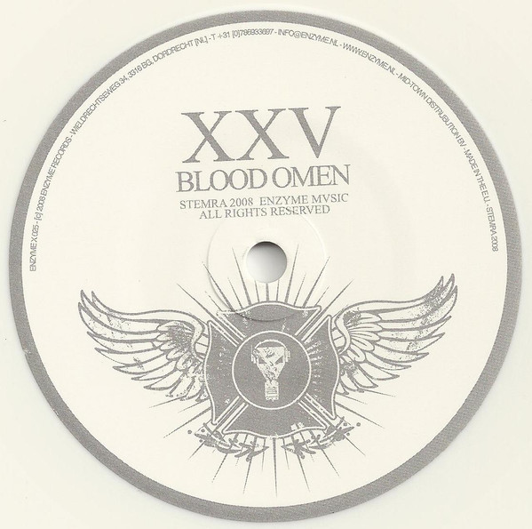XXV back label