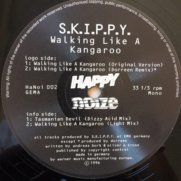 Walking Like A Kangaroo back cover