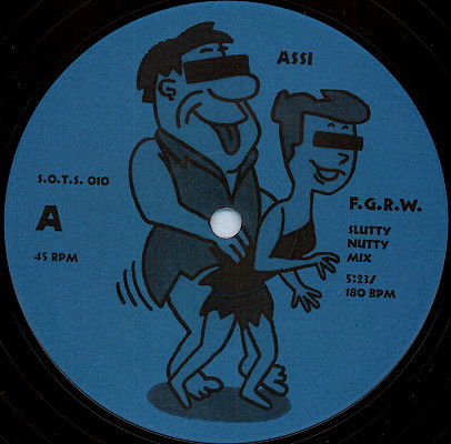 Fred Gabberstein Loves Wilma front label