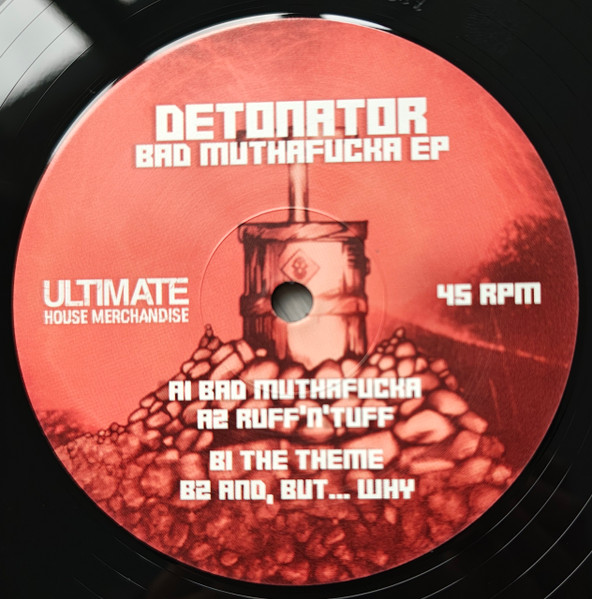Bad Muthafucka EP back label