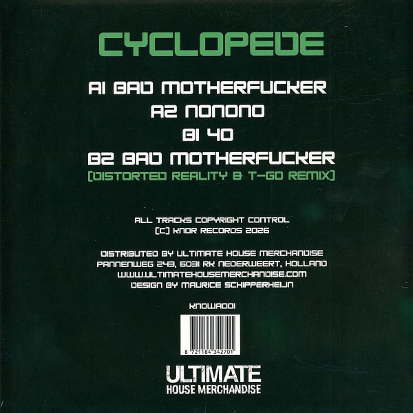 Bad Motherfucker / Nonono / 40 / Remix back cover