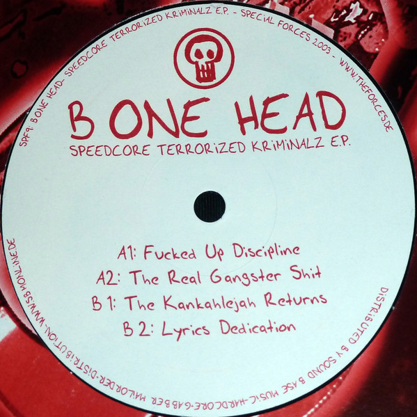 Speedcore Terrorized Kriminalz E.P. front label