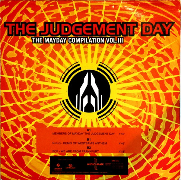 The Judgement Day - The Mayday Compilation Vol. 3 back cover