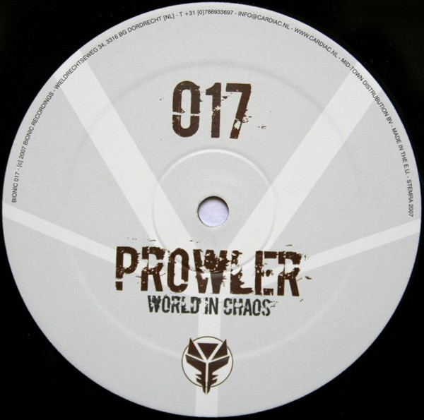 World In Chaos back label
