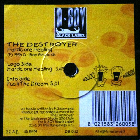 Hardcore Healing front label