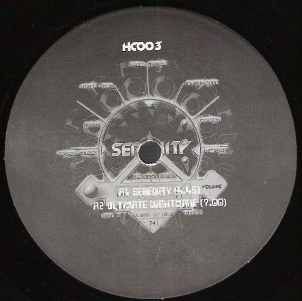 Serenity front label
