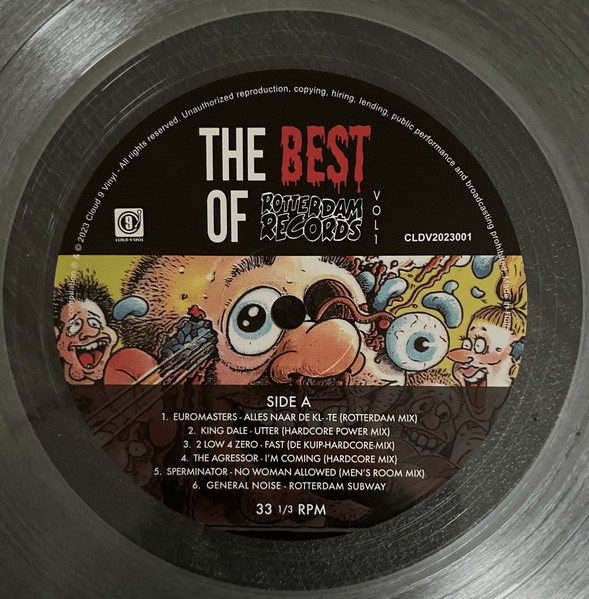 The Best Of Rotterdam Records Vol I back label