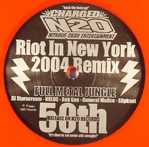 Riot In New York back cover