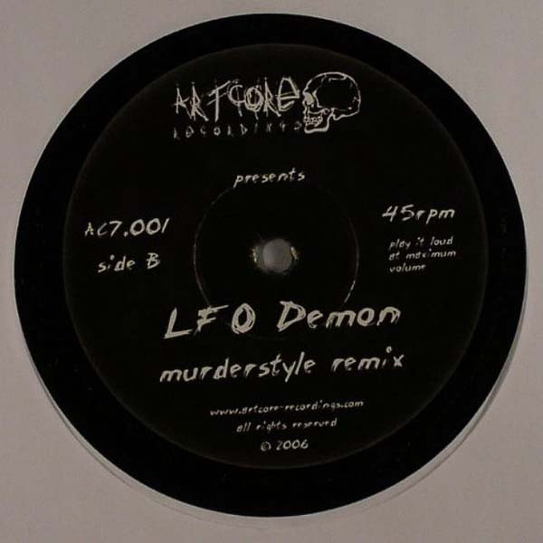 Kickahole In The Speaker / Murderstyle Remix back cover