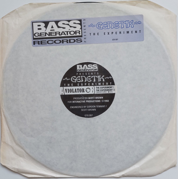 The Experiment back label