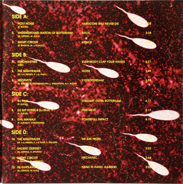 Sound Of Rotterdam Volume II - Hardcore Will Never Die back label