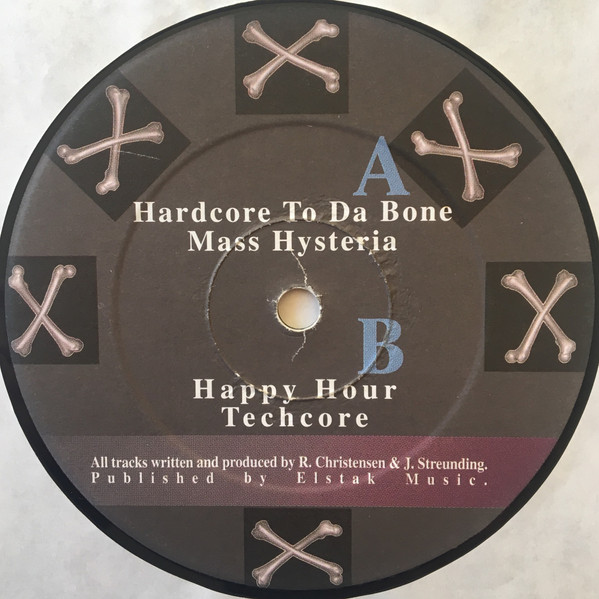 Hardcore To Da Bone front label