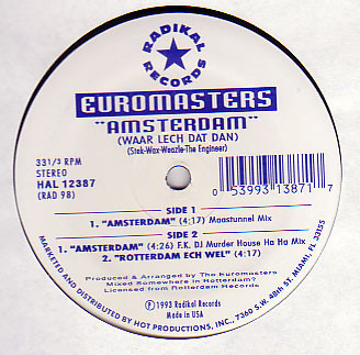 Amsterdam (Waar Lech Dat Dan) back cover