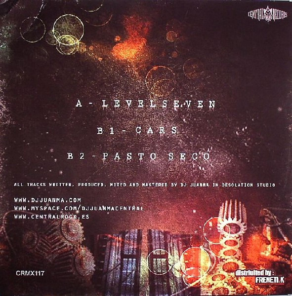 Level Seven back cover