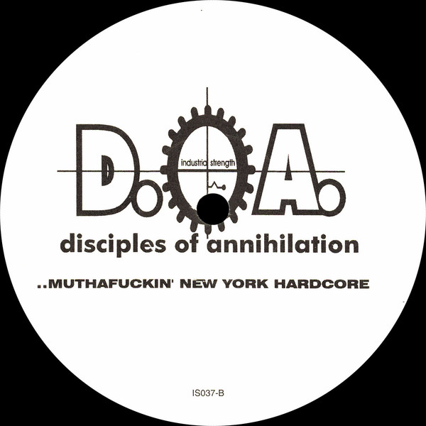 ..Muthafuckin' New York Hardcore back label