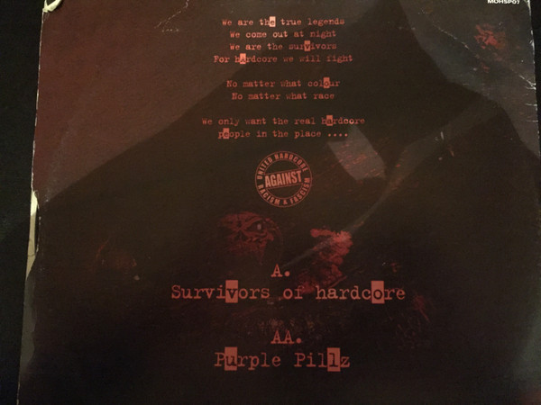 The Survivors Of Hardcore back label
