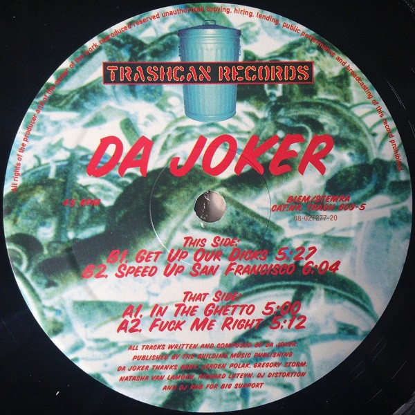 In The Ghetto front label