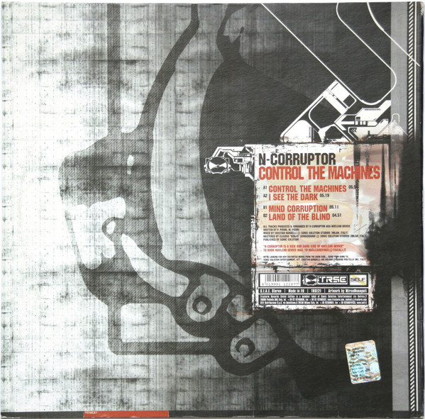 Control The Machines back cover