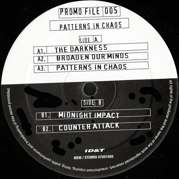 Patterns In Chaos front label