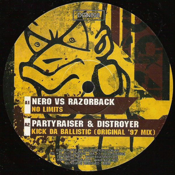 Back To Break Your Ass back label