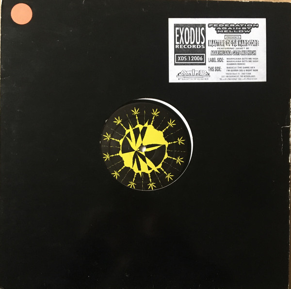 Marihuana Gets Me High front label