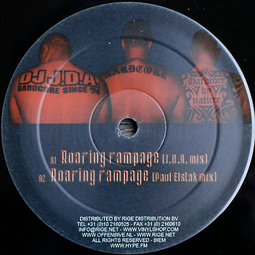 Hardcore By Nature back label
