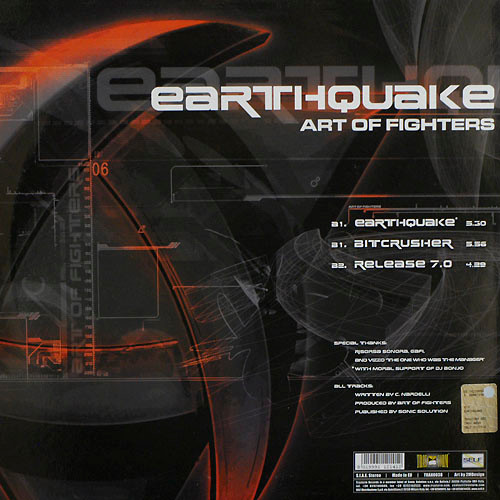 Earthquake back cover