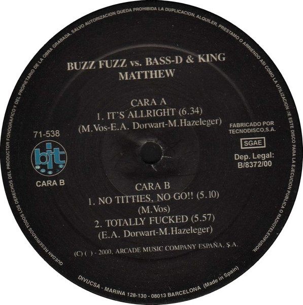 It's Allright back cover