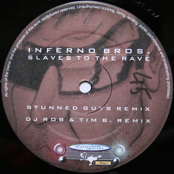 Slaves To The Rave (Remix) back label