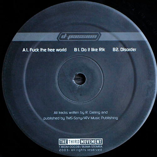 Fuck The Free World back cover