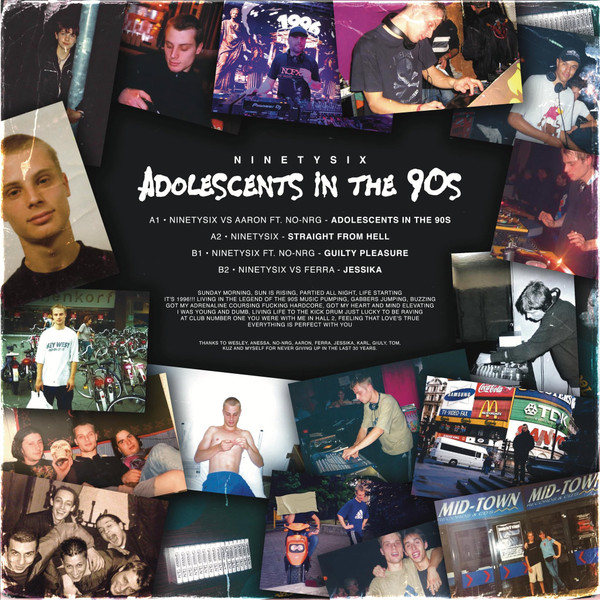 Adolescents In The 90s back cover