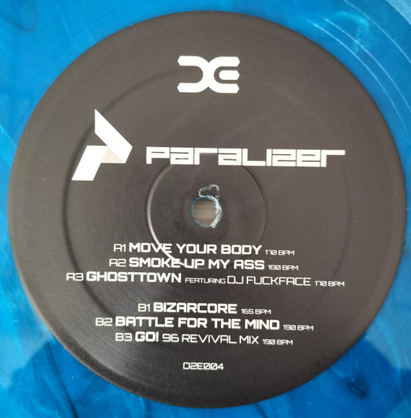 Move Your Body / Reissue EP back label