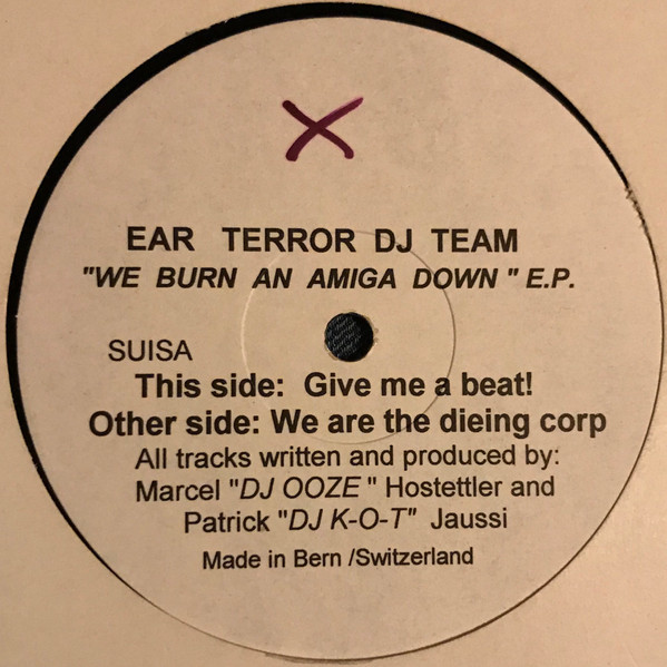 We Burn An Amiga Down E.P. back cover