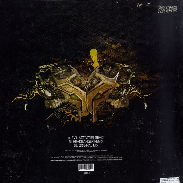 Headbangers Theme (The 2008 Remixes) back cover