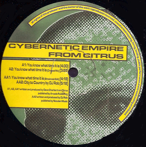 You Know What Time It Is front label