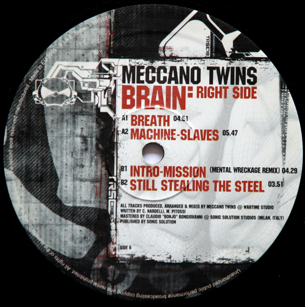 Brain: Right Side front label