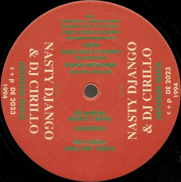 Mentasm Mafia front label