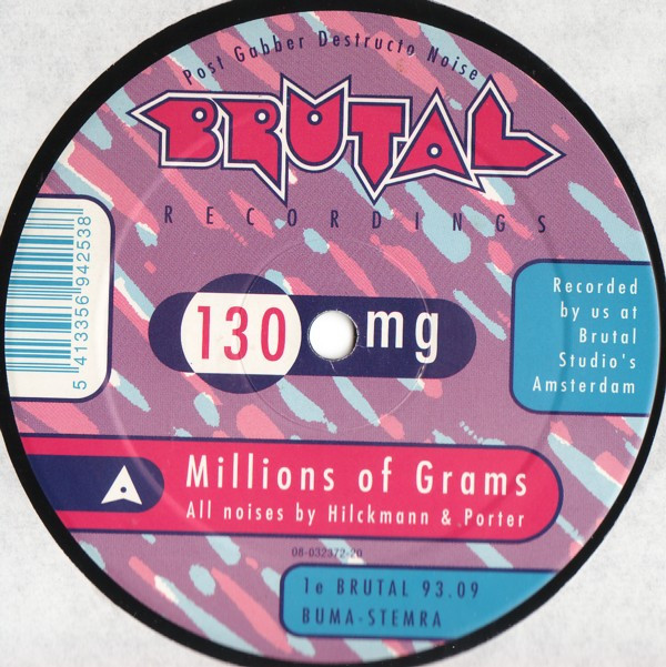 Millions Of Grams back label
