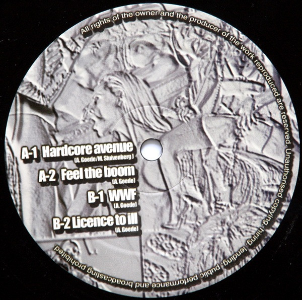 Hardcore Avenue - Operation 666 front label