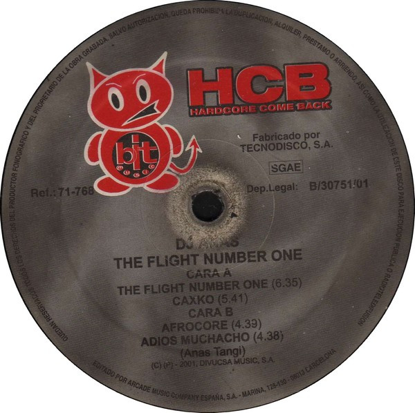 The Flight Number One front label