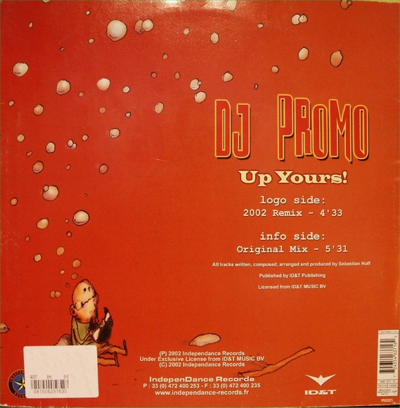 Up Yours! back cover