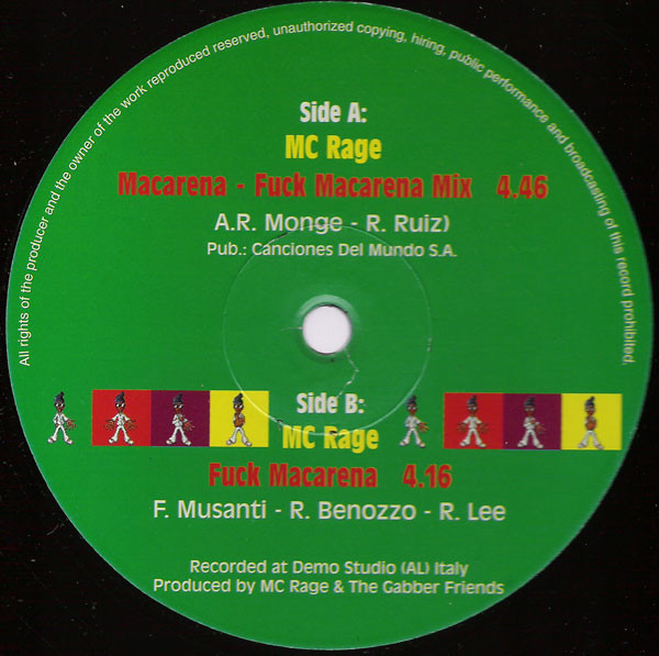 Fuck Macarena back cover