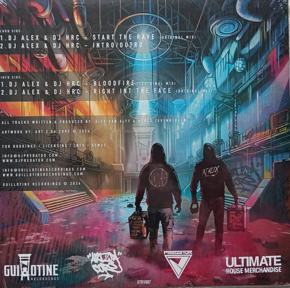 Start The Rave back cover