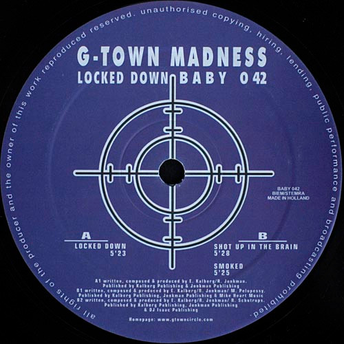 Locked Down back label